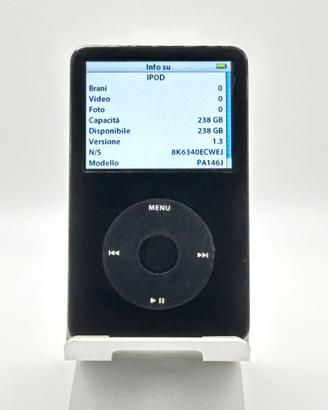 iPod Classic 5 gen Upgraded 256GB Batteria 2000mAh