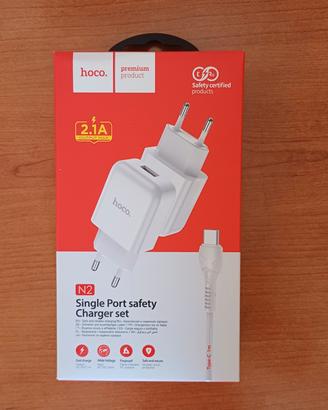Caricabatterie USB con Cavo USB-C Universale