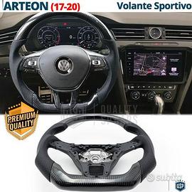 VOLANTE Sportivo Per VW Arteon in Carbonio e Pelle