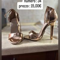 scarpe usate pochissimo.