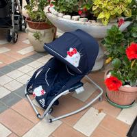 Sdraietta Brevi Baby Rocker con capote Hello Kitty