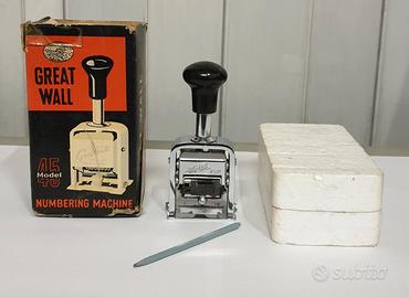 Timbro Great Wall Model 45 Numbering Machine