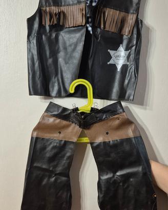 Costume carnevale sheriffo 5 anni