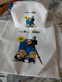 kit  pochette e bag minions 