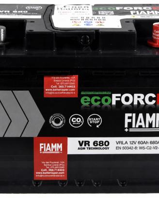 Batteria Fiamm molto potente tecnologia  AGM