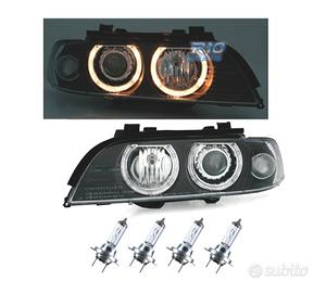 FARI BMW E39 95-00 OCCHI ANGEL FONDO NERO