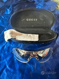 Occhiali da sole Gucci mascherina vintage