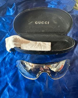 Occhiali da sole Gucci mascherina vintage