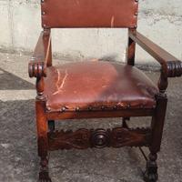 Sedia antica da restaurare