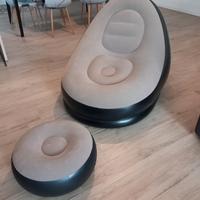 poltrona gonfiabile da interno ed esterno