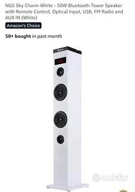 Cassa a torre bluetooth