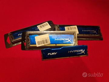 4 RAM KINGSTON HyperX Fury DDR3