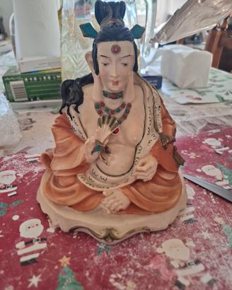 Statua Buddha Orientale vintage,Resina