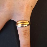 Fedina in oro 3 colori  18 carati 