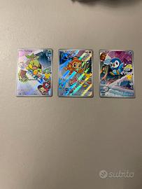 Trio promo 30 anniversario pokemon