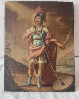 Antico dipinto s. Floriano