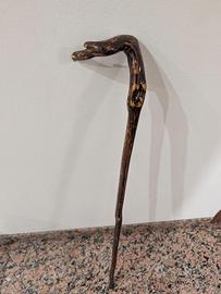 Bastone da Passeggio in Legno Naturale Artigianale