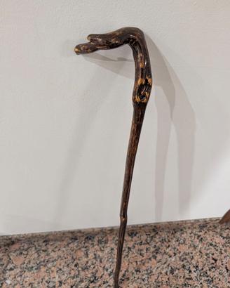 Bastone da Passeggio in Legno Naturale Artigianale