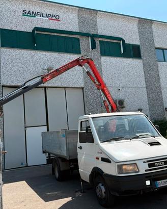 Iveco Daily 35 Ribaltabile + Gru Fassi F20