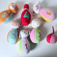 Set birilli morbidi numerati per bambini