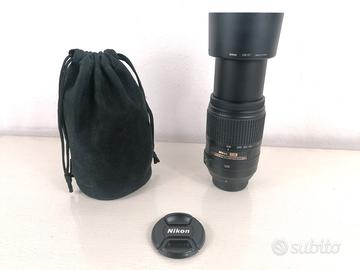 Obiettivo Zoom Nikon 55-300 VR Ott.Condizioni