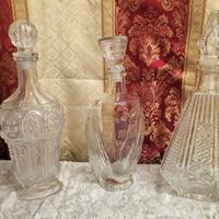 set di 8 bottiglie antiche
