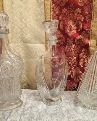 set di 8 bottiglie antiche