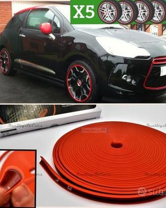 PROTEZIONE BORDO CERCHI in Lega per CITROEN ROSSA