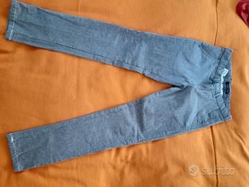 Pantaloni tipo jeans 5 tasche, bambino 10 anni