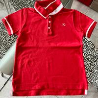 Polo bambino maniche corte rossa tg 6 Fay Junior