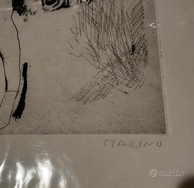 Marino Marini "Luci di Danza" 1973 Acquaforte-Cert