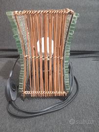 lampada asiatica da tavolo vintage 