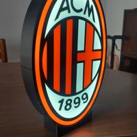 lampada logo milan