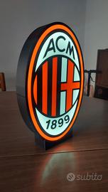 lampada logo milan