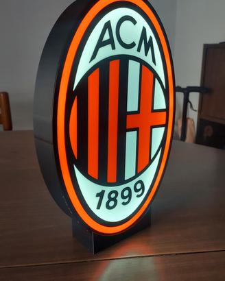 lampada logo milan