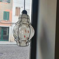 lanterna veneziana in vetro di murano 