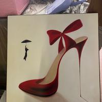 Quadro scarpa rossa