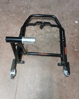 cavalletto posteriore moto monobraccio 