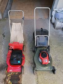 2 tagliaerba a motore da sistemare