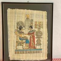 Dipinti tradizionali egizi su papiro