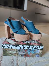 Jeffrey Campbell sughero colore jeans n.39 