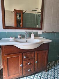 Mobile bagno con lavabo arte povera