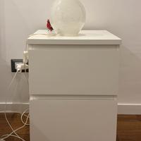 Comodini MALM Bianchi