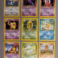 Lotto carte pokémon vintage