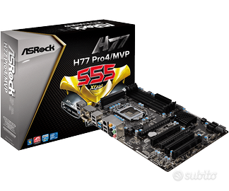 i3 3225 + scheda madre Asrock H77 Pro4/M + 8gb ram