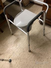 Wc portatile per disabili e anziani