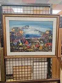 Quadro " Pescatori " di Antonino Pecoraro