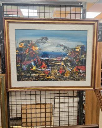 Quadro " Pescatori " di Antonino Pecoraro