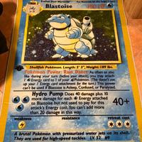 Tappeto Pokemon Blastoise-Lugia 1st Edition