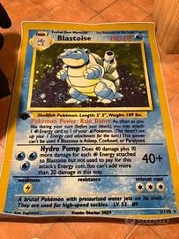 Tappeto Pokemon Blastoise-Lugia 1st Edition